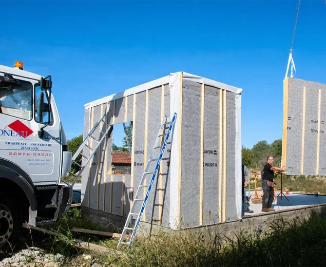 Construction d’une maison à ossature bois dans le Loir-et-Cher