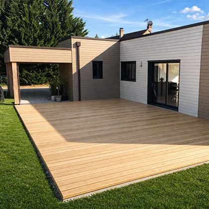 Création de terrasse bois et aménagement extérieur dans le Loir-et-Cher