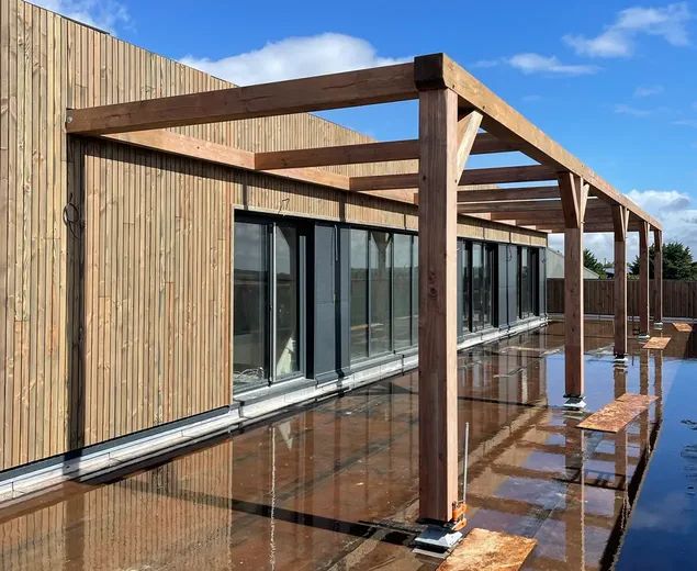 Réalisation d’un carport en bois dans le Loir-et-Cher