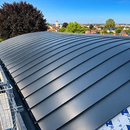 Travaux de zinguerie réalisés par Joneau Entreprise