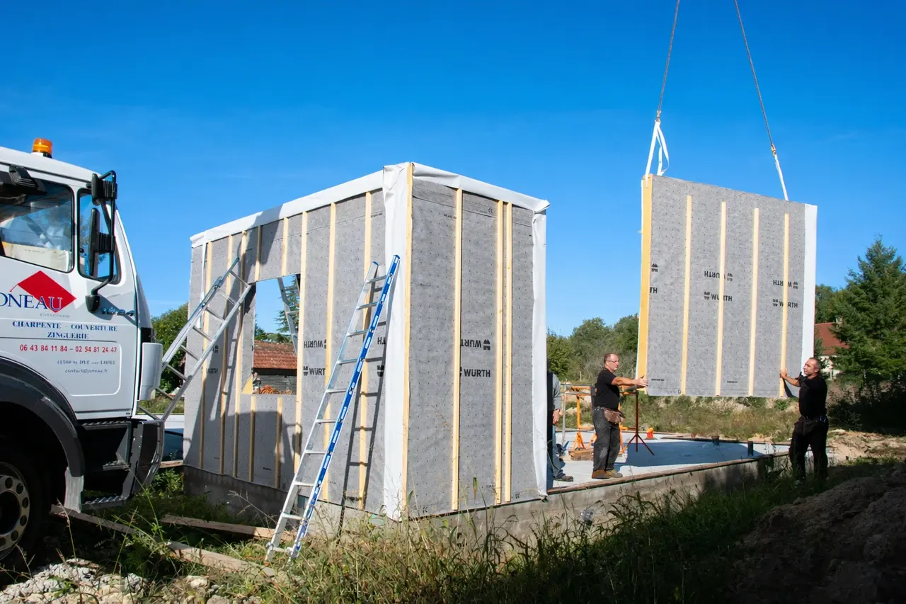 Projet de construction bois réalisé par l’Entreprise Joneau