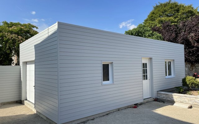 Annexe en bois réalisée à Mer