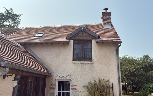 Toiture de maison rénovée à Maslives