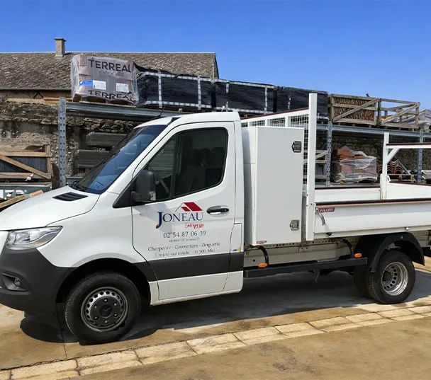 Joneau Entreprise sur un chantier dans le Loir-et-Cher