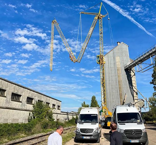 Moyens techniques pour intervention en hauteur